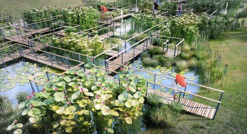 The Water Gardens of Carsac, Carsac-Aillac, France, France